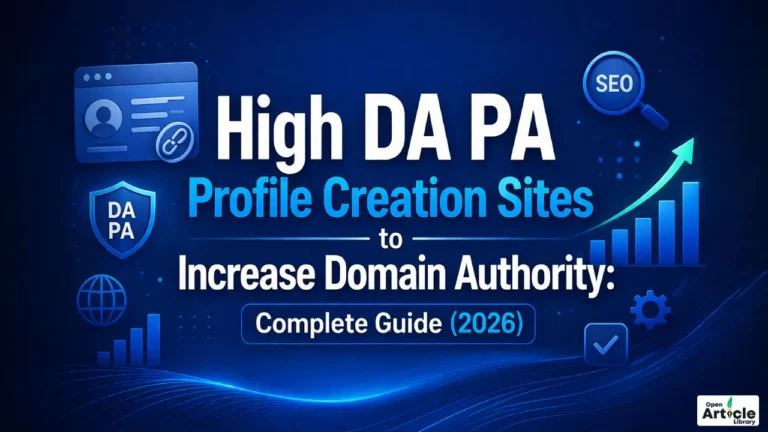 free profile creation sites list