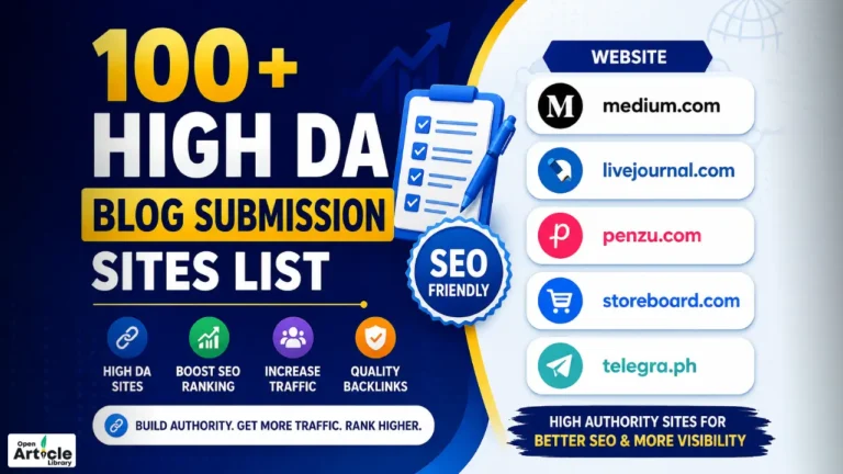 blog submission sites