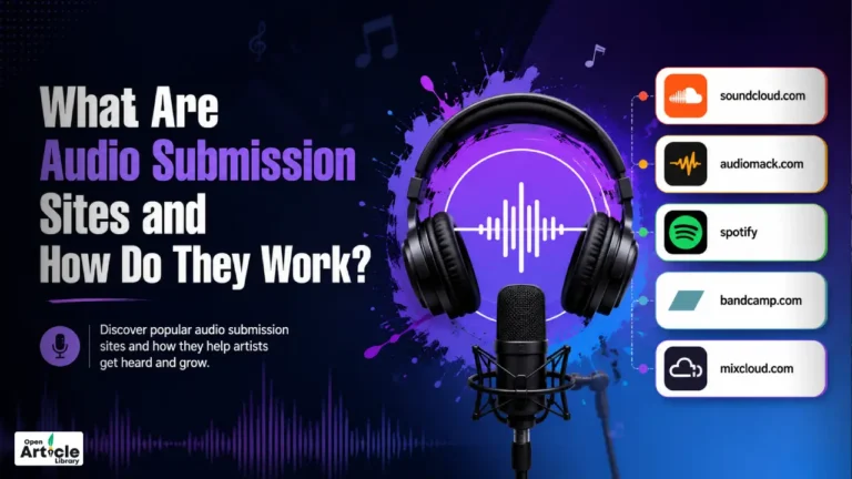 audio submission sites
