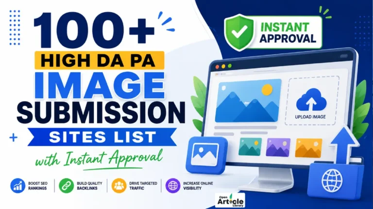 100+ High DA PA Image Submission Sites List with Instant Approval (2026) 1 image submission sites