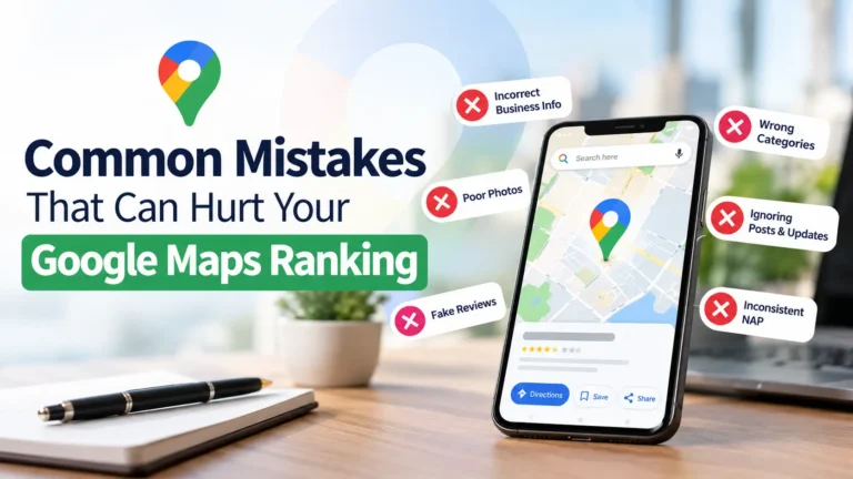 Common Mistakes That Can Hurt Your Google Maps Ranking 1 Common Google Maps Ranking Mistakes